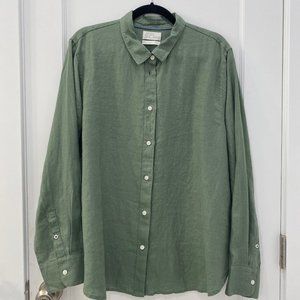 NWT J Crew linen button down shirt